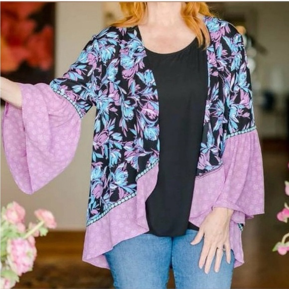 The Pioneer Woman Kimono Boho Floral 2XL/3XL - Picture 1 of 10